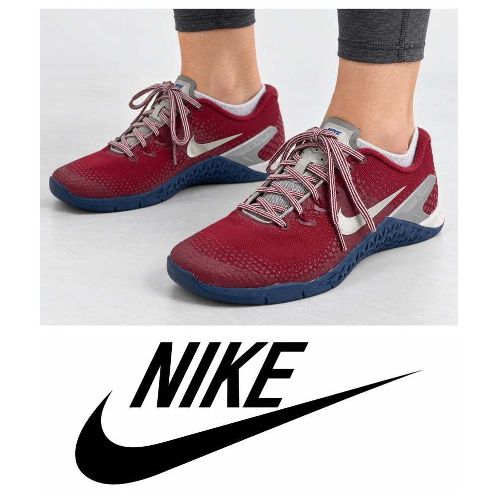 Nike Metcon 4 Americana Trainer Crossfit Shoes Sneakers 924594-604 Womens Size 8
